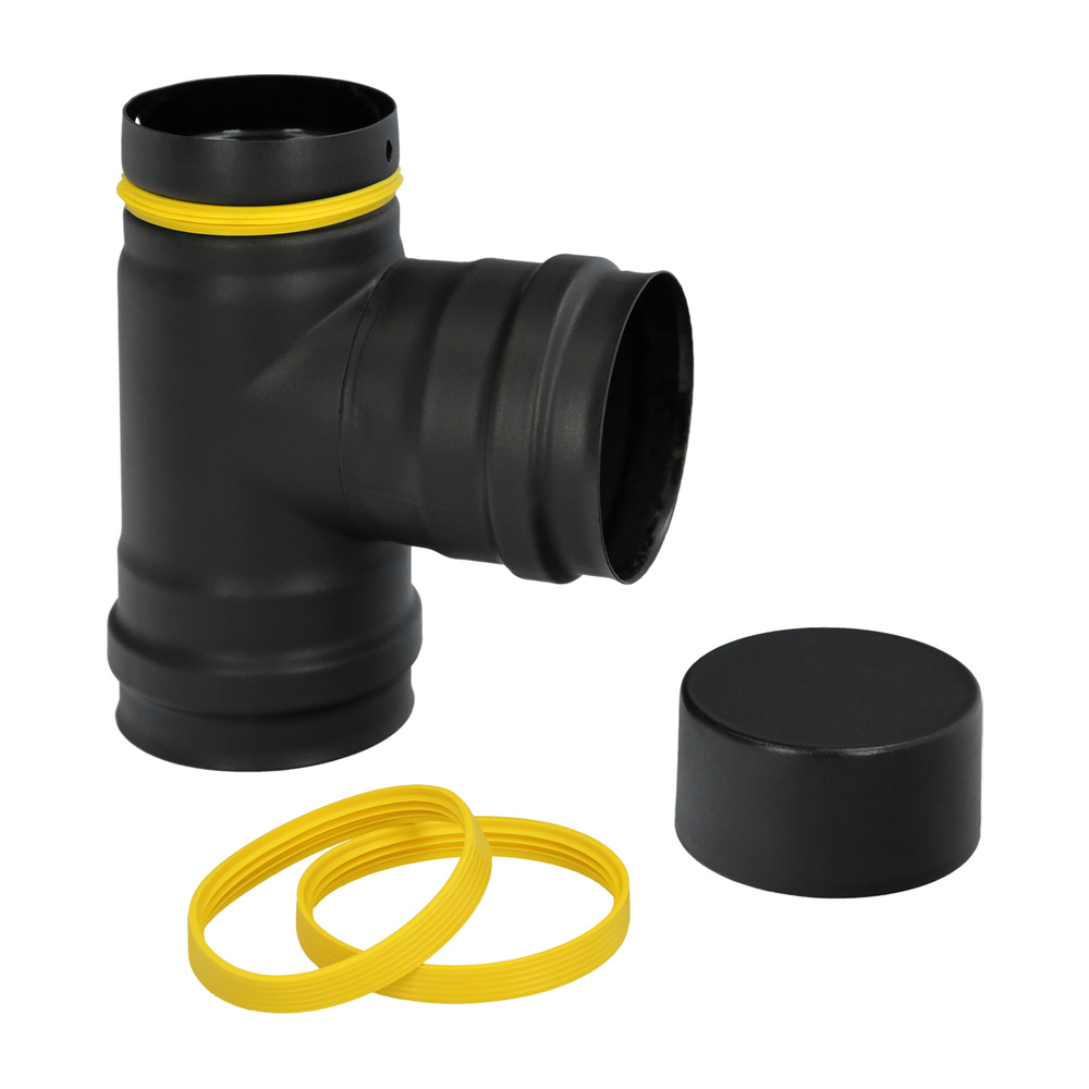 te tapa estufa pellet vitrificado 80diametro mm 90º